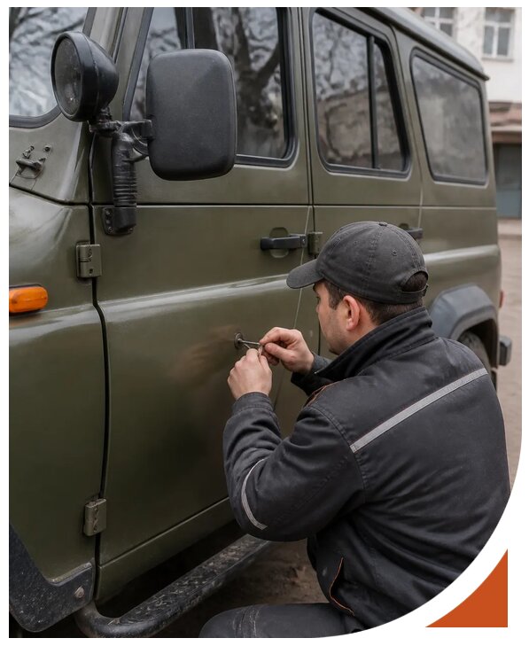 Профессиональное вскрытие автомобиля УАЗ без повреждений в Тутаеве